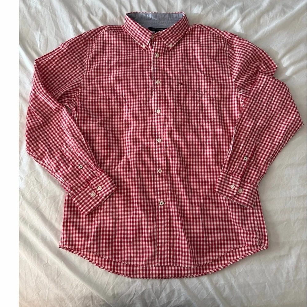 Tommy Hilfiger Button Up Shirt Men's Size Large NWT